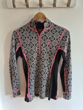 Kari Traa Merino Wool Rose Half-Zip Base Layer